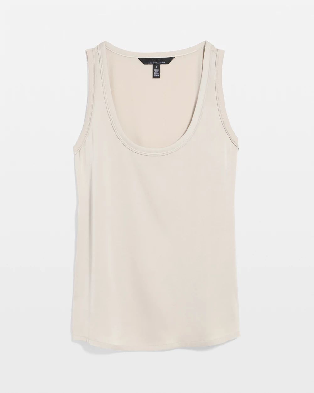 Satin Front Shell Tank | White House Black Market